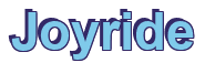Rendering "Joyride" using Arial Bold