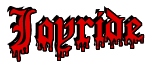 Rendering "Joyride" using Dracula Blood