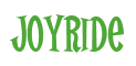 Rendering "Joyride" using Cooper Latin