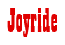 Rendering "Joyride" using Bill Board