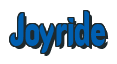 Rendering "Joyride" using Callimarker