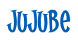 Rendering "JuJube" using Cooper Latin