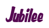 Rendering "Jubilee" using Big Nib