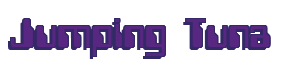 Rendering "Jumping Tuna" using Computer Font
