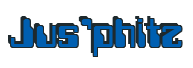 Rendering "Jus'phitz" using Computer Font