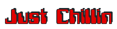 Rendering "Just Chillin" using Computer Font