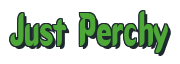 Rendering "Just Perchy" using Callimarker