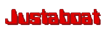 Rendering "Justaboat" using Computer Font