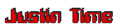Rendering "Justin Time" using Computer Font