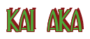 Rendering "KAI AKA" using Deco