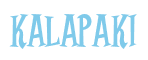 Rendering "KALAPAKI" using Cooper Latin