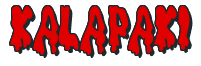 Rendering "KALAPAKI" using Drippy Goo