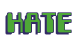 Rendering "KATE" using Computer Font