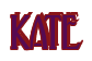 Rendering "KATE" using Deco