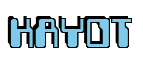 Rendering "KAYOT" using Computer Font