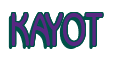 Rendering "KAYOT" using Beagle