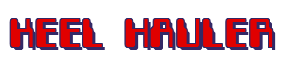 Rendering "KEEL HAULER" using Computer Font
