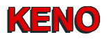 Rendering "KENO" using Arial Bold