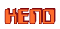 Rendering "KENO" using Computer Font