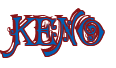 Rendering "KENO" using Carmencita