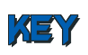 Rendering "KEY" using Batman Forever