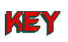 Rendering "KEY" using Batman Forever