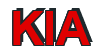 Rendering "KIA" using Arial Bold
