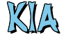 Rendering "KIA" using Bigdaddy