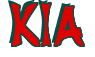 Rendering "KIA" using Bigdaddy