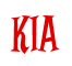 Rendering "KIA" using Cooper Latin