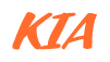 Rendering "KIA" using Casual Script