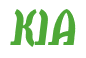 Rendering "KIA" using Color Bar