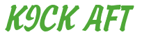 Rendering "KICK AFT" using Brisk