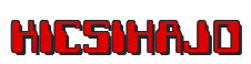 Rendering "KICSIHAJO" using Computer Font