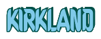 Rendering "KIRKLAND" using Callimarker
