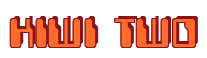 Rendering "KIWI TWO" using Computer Font