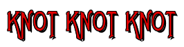 Rendering "KNOT KNOT KNOT" using Agatha