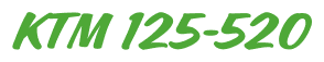 Rendering "KTM 125-520" using Casual Script