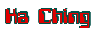 Rendering "Ka Ching" using Computer Font