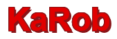 Rendering "KaRob" using Arial Bold