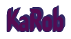 Rendering "KaRob" using Callimarker