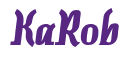 Rendering "KaRob" using Color Bar