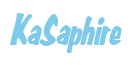 Rendering "KaSaphire" using Big Nib