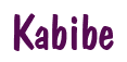 Rendering "Kabibe" using Dom Casual