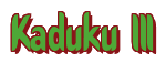 Rendering "Kaduku III" using Callimarker
