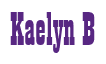 Rendering "Kaelyn B" using Bill Board