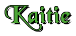Rendering "Kaitie" using Black Chancery