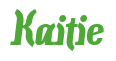 Rendering "Kaitie" using Color Bar