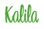 Rendering "Kalila" using Bean Sprout