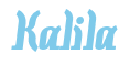 Rendering "Kalila" using Color Bar